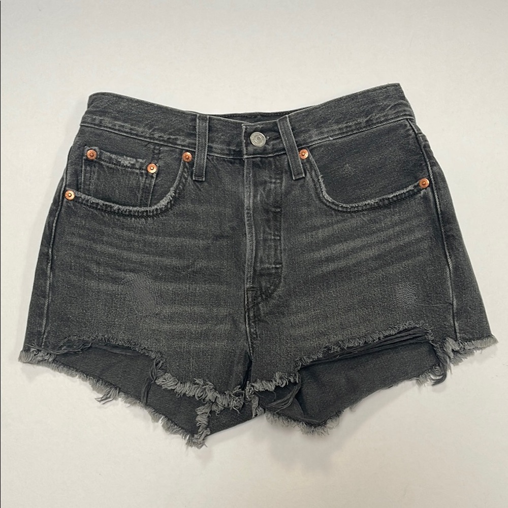 Levi’s 501 Black Denim Shorts
